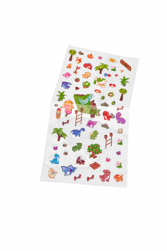 Dinozor Adası Sticker Oyun Seti