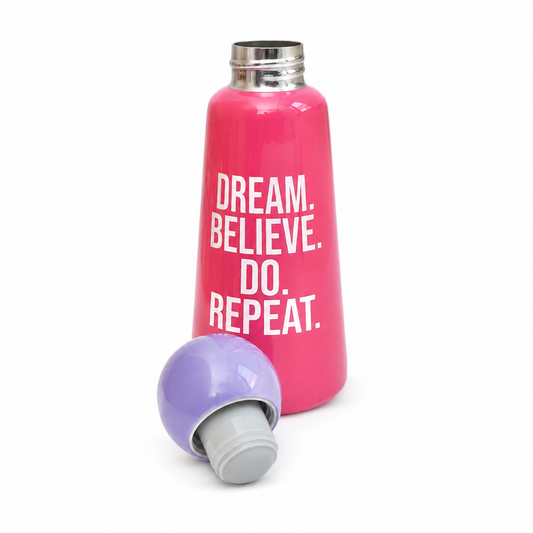 Dream Küre Kapaklı Pembe Çelik Matara