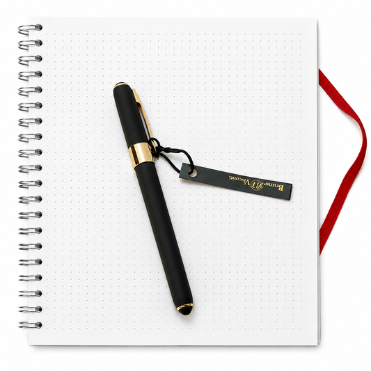 Gece Bahçesi Çiçek Desenli Lastikli Defter