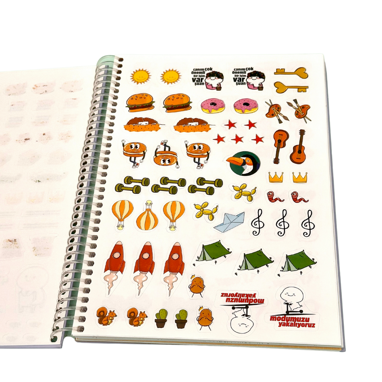 Duygulu Planlayıcı Ajanda | Stickerlı