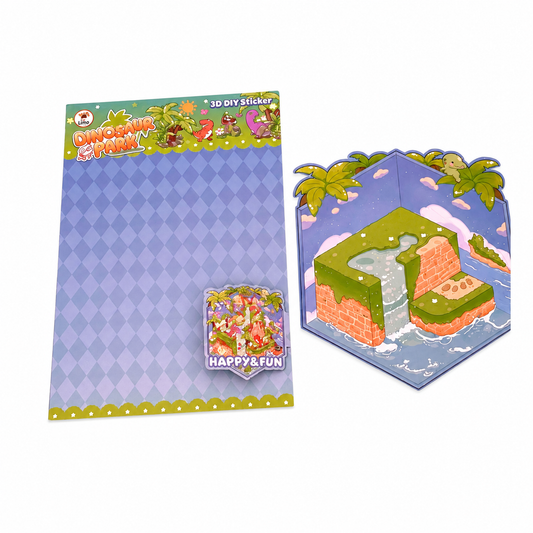 Dinozor Adası Sticker Oyun Seti