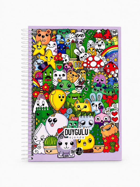 Duygulu Planlayıcı Ajanda | Stickerlı