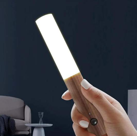 Cata  Ahşap Renk Şarjlı LED Duvar Aplik Günışığı