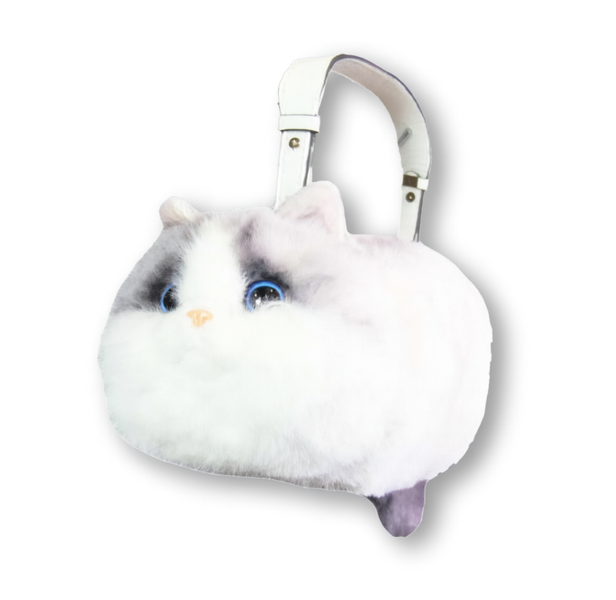 Sevimli Kedi Peluş Çanta – Yumuşacık & Eğlenceli Tasarım 🐱✨